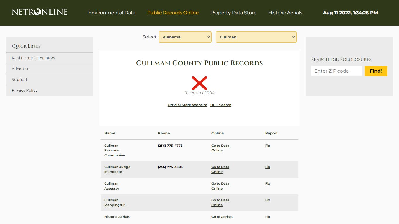 Cullman County Public Records - NETR Online • Cullman